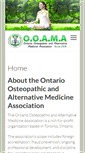 Mobile Screenshot of osteoassociation.com